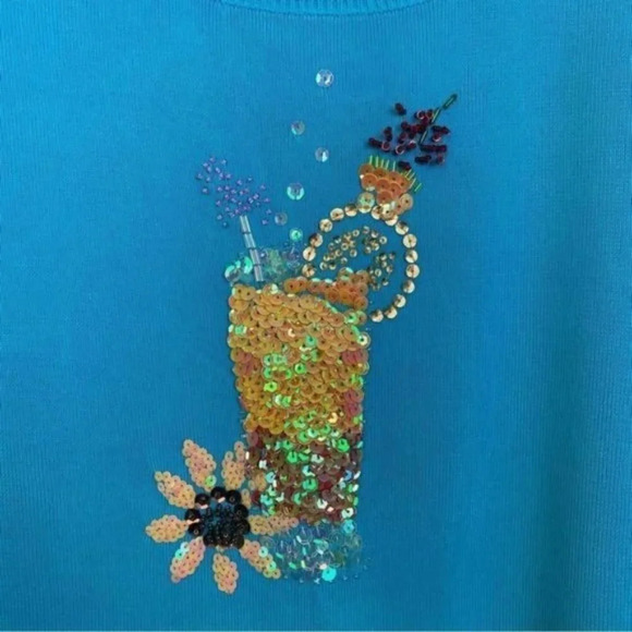 Nomi Sequin Knit Tank Top - Picture 3 of 5